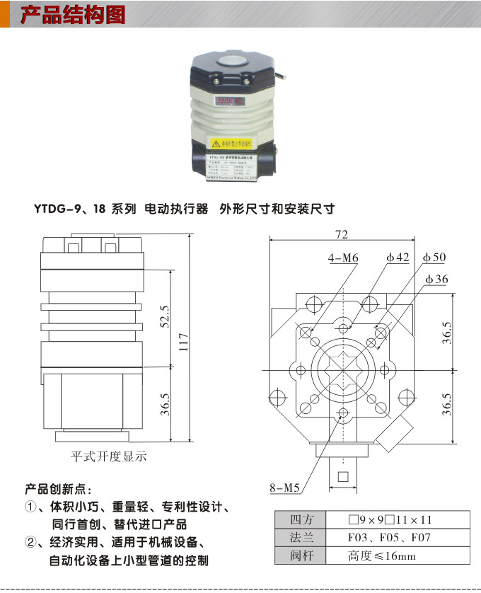  電動(dòng)執(zhí)行機(jī)構(gòu),YTDG-RKB18電動(dòng)執(zhí)行器,電動(dòng)頭結(jié)構(gòu)圖