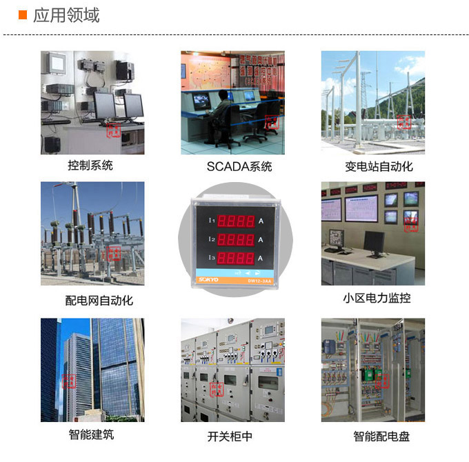 三相電流表,DW12三相數(shù)字電流表應用領域